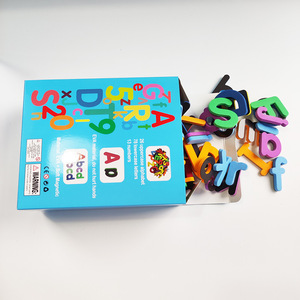 114 lettres et chiffres magnétiques pour les tout-petits, aimants pour l'alphabet, aimants pour les chiffres, aimants pour le réfrigérateur. Jouet en lettres magnétiques en mousse ABC pour enfants - Product Image 3