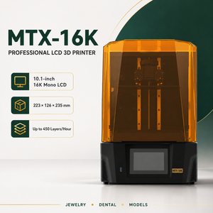 เครื่องพิมพ์ 3 มิติ LCD 16K ระดับอุตสาหกรรมรุ่นใหม่ พร้อมระบบปรับระดับอัตโนมัติผ่าน USB ตรวจสอบคราบตกค้างแบบเรียลไทม์ ความแม่นยำสูง ระบบคู่ - Product Image 1