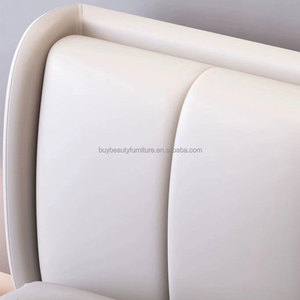 Hiện Đại Ý Sang Trọng Đôi Khung Giường PU Da Bọc Mềm Bằng Gỗ Đầu Giường Đềm-Bao Da Bọc Nền Tảng Giường - Product Image 3