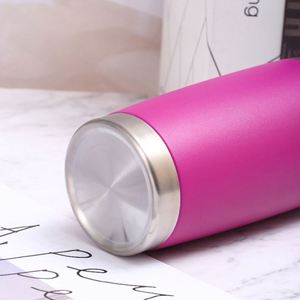 20oz Bulk Tumblers Insulated Double Wall Travel Coffee Mugs Durable Powder Coated Stainless Steel Tumblers <b>with</b> Lid and <b>Straw</b> - Product Image 3