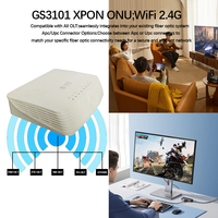 ONU GS3101 d'occasion 1GE+3FE+TEL+USB Routeur XPON GPON EPON Modems Fibre Optique 2.4G WIFI Bande Unique ONU ONT