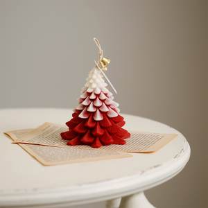 Vela perfumada de Navidad Vela hecha a mano Decoraciones ins Árbol de Navidad Fragancia Vela Regalo Decoración para el hogar Fiesta Dormitorio Mesa - Product Image 1