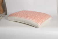 Atmungsaktives Kühlgel-Memory-Foam-Kissen Ergonomisches Orthopädisches Nackenstützkissen für Seiten- und Rückenschläfer