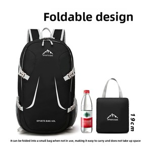 Oxford Ultra-Lightweight Foldable <b>Backpack</b> Casual Bag Outdoor Travel Hiking Trekking Sports Everyday Travel <b>Backpack</b> - Product Image 2