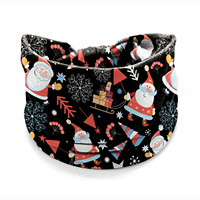 Bandeau de sport de Noël en polyester absorbant la transpiration, élastique et large, pour le yoga, avec logo personnalisé, vente en gros pour femmes, OEM ODM