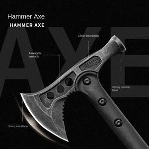Hacha táctica de autodefensa para exteriores, acero inoxidable, registro multifunción, campo de <span class=keywords><strong>mano</strong></span>, operaciones de montaña, cuchillo de Camping OEM - Product Image 4