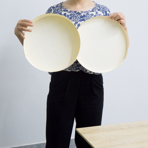 Boîte à fromage ronde en bois biodégradable pour plateau de charcuterie, emballage en placage de bois, 75 mm, vente chaude - Product Image 6