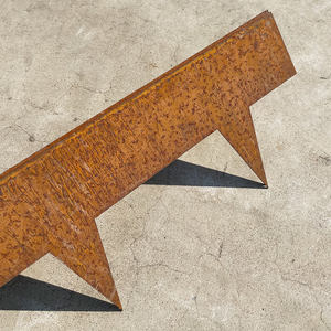 Fábrica personalizada Carden Corten acero y acero galvanizado jardín decoraciones de metal resistentes al aire libre para cualquier espacio - Product Image 2