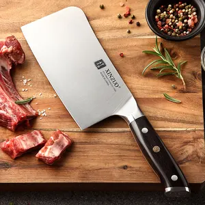 6.5 inch professional Chinese Carbon steel kitchen chopping knife cleaver chopper