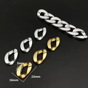 Gold Color Silver Color Black Beads Chain Link Accessories for messenger bag straps arm handbag chain bag parts