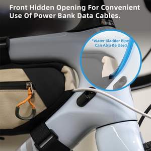 Paquete de Accesorios de Muestra Gratuita, Bolsa Impermeable para Tubo Delantero de Bicicleta con Estilo Deportivo, Bolsa Triangular para Cuadro de Bicicleta de Montaña - Product Image 5