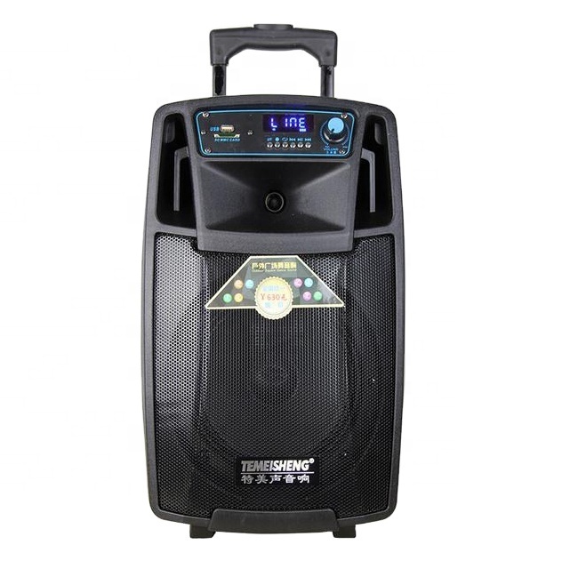 Temeisheng SL08-01 Professional Big Bass Wireless Trolley Rechargeable Speaker