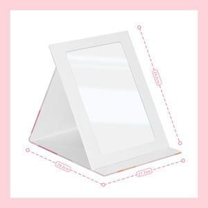 Gmagic New Style Portable Desktop Wholesale Foldable Blue Plastic Hair <strong>Comb</strong> and Makeup <strong>Mirror</strong> <strong>Set</strong> - Product Image 5