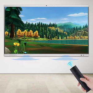 Tableau blanc électronique intelligent 4K LCD à <span class=keywords><strong>prix</strong></span> d'usine, compatible Android/Windows <span class=keywords><strong>OPS</strong></span> <span class=keywords><strong>PC</strong></span>, certifié EDLA pour bureau IFPD - Product Image 4