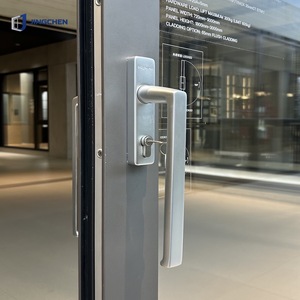 <span class=keywords><strong>Porte</strong></span> <span class=keywords><strong>coulissante</strong></span> en aluminium à rupture de pont thermique JINGCHEN, double vitrage insonorisé, verre Low-E, résistant à l'eau et au vent, pour villa - Product Image 3