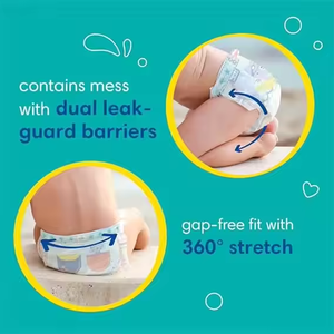 Celana renang katun organik sekali pakai untuk bayi lembut elastis pelindung pinggang anti bocor tahan air OEM ODM pabrik grosir untuk penggunaan di Kolam - Product Image 5