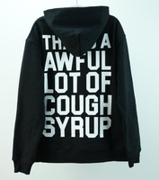 Sweat-shirt pour homme en coton lourd 100% vintage surdimensionné avec inscription « THAT'S AWFUL LOT COUGH SYRUP »