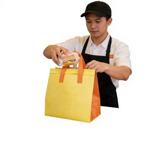 Mailerpak Eco-Friendly Insulated Thermal <b>Backpack</b> Solar Panel Water Resistant Non-Woven Material Food Delivery Pizza Outdoor Use - Product Image 1