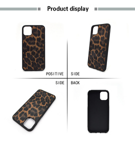 Custodia Morbida in Pelle con Stampa Leopardata per <span class=keywords><strong>iPhone</strong></span> <span class=keywords><strong>11</strong></span> Pro Max, Cover per Cellulare per <span class=keywords><strong>iPhone</strong></span> 14 13 12 - Product Image 5