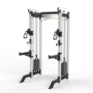 NOUVEAU Machine commerciale Smith avec rangement | Équipement multifonctionnel de gymnastique à domicile avec rack à squat intégré et câble croisé - Product Image 2