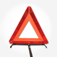 Panneau d'avertissement de voiture Triple Triangle réfléchissant pliable Triangles d'avertissement d'urgence panneau de panne sécurité panneau de danger routier