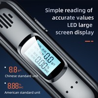 Détecteur d'alcool portable, avec affichage numérique et écran haute définition, éthylotest, rechargeable par USB