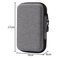 Boîte de rangement électronique Eva, étui rigide portable étanche, boîte de rangement de voyage, étui de protection antichoc