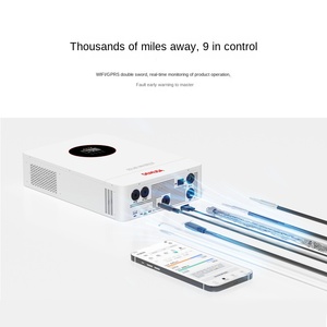 Convertisseur solaire hybride de stockage d'énergie photovoltaïque 6,2 kW 3 kW MPPT Haute fréquence Contrôle inverse intégré Machine 48V Fabriqué - Product Image 2