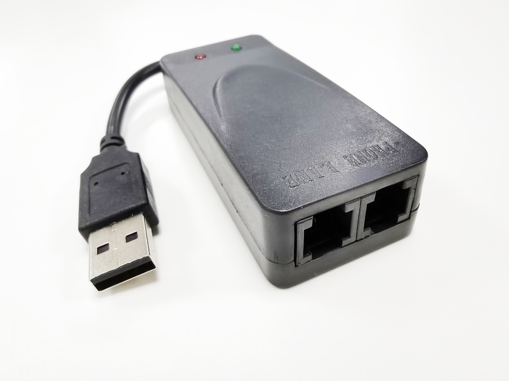 Modem Fax Double Port USB2.0 56K Pilote de Modem Externe adapté à XP
