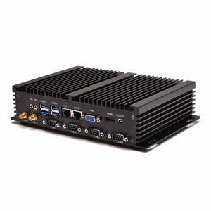 Mini <span class=keywords><strong>PC</strong></span> industrial sin ventilador Win XP Ubuntu RS232 Intel Core I5 3317U 8G <span class=keywords><strong>RAM</strong></span> 512G SSD ordenador ITX resistente nuevo disponible AU US CN EU - Product Image 1