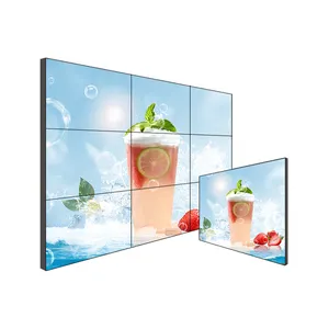 55 इंच 3 5mm Bezel एलसीडी एलजी शोरूम वीडियो इंटरैक्टिव मॉड्यूल दीवार प्रदर्शन टीवी पैनल
