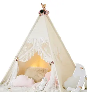 प्यार पेड़ इनडोर उच्च गुणवत्ता पूर्ण फीता राजकुमारी खिलौना बच्चों teepee तम्बू