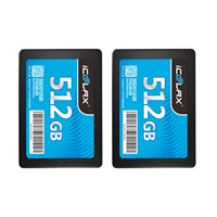 ICOOLAX Prix de gros Disque dur SSD 512 Go SSD 2,5 pouces SSD SATA3 Disque SSD à semi-conducteurs pour ordinateur de bureau et ordinateur portable