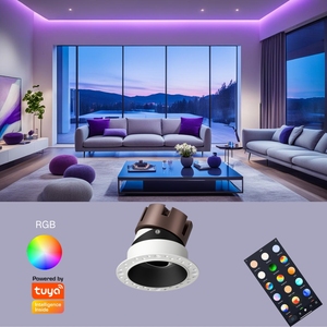 Projecteur Led de haute qualité Cob RGB réglage de la couleur Angle de faisceau 24 degrés <span class=keywords><strong>GU10</strong></span> Led Spot Light Zigbee Tuya Dimmable Spot - Product Image 2
