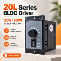 Contrôleur de vitesse PWM pour moteur BLDC industriel AC220V DC310V, compatible avec les moteurs sans balais à capteurs et sans capteurs de Hall