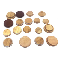Couvercles de bocaux en bois d'acacia avec joint hermétique en silicone Couvercles de bocaux Mason à bouche régulière Bouchons de bouteilles et fermetures