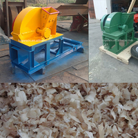 Machine puissante à copeaux de sciure de bois à haut rendement avec moteur pour les matériaux de literie de ferme de poulet de bétail