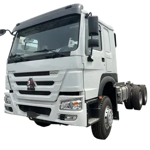 Yüksek kaliteli kullanılan sinotruck howo traktör kamyon kafa euro2/3/4 römork kafası 371hp 375hp 380hp 6*4 traktör kamyon fiyatı