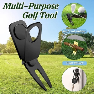 Fourche <span class=keywords><strong>de</strong></span> golf 3-en-1 avec marqueur <span class=keywords><strong>de</strong></span> balle <span class=keywords><strong>et</strong></span> outil <span class=keywords><strong>de</strong></span> réparation <span class=keywords><strong>de</strong></span> gazon pour utilisation sur le parcours <span class=keywords><strong>de</strong></span> golf - Product Image 3