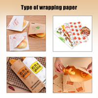 Emballage de papier couché à la cire recyclable avec logo personnalisé imprimé bulle gaufre crêpes conteneur cône conteneur churros
