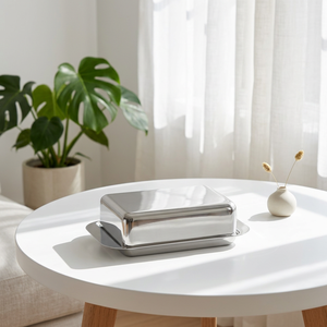 Beurrier en acier inoxydable - Product Image 1