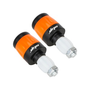 2 PCS Black+Orange Grip <b>Plug</b> Single Side Indicator Handlebar Lamp Smart Safety Warning <b>LED</b> <b>Lights</b> Waterproof Turn Signal <b>Light</b> - Product Image 5