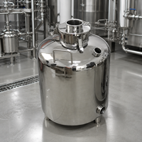 Réservoir de distillation d'alcool éthylique vertical industriel continu de qualité professionnelle 500L en acier inoxydable 304 et cuivre