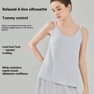 Reggiseni Premaman Comodi Senza Ferretto, <span class=keywords><strong>Taglia</strong></span> Grande, Primavera Estate, Tinta Unita, Lavorati a Maglia, Coppe 3/4, Sottili, con Bottoni Frontali, per <span class=keywords><strong>Allattamento</strong></span> - Product Image 1
