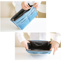 Sacs à main multifonctionnels grande capacité pour femmes, pochette, sac fourre-tout, trousse de maquillage, organiseur de sac à main avec poches