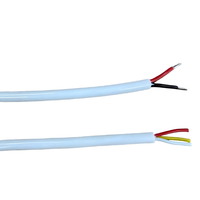 Cable de Silicona Platino de Alta Calidad 18AWG 20AWG 22AWG, 2 3 4 5 6 Núcleos, 100M de Longitud, con Revestimiento de Silicona Blanca