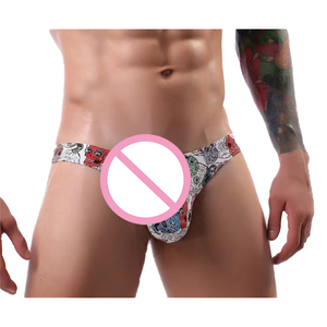 Oferta directa, Tanga de moda para <span class=keywords><strong>hombre</strong></span>, tangas de tiro bajo Gay, <span class=keywords><strong>ropa</strong></span> <span class=keywords><strong>interior</strong></span> Sexy para <span class=keywords><strong>hombre</strong></span> con estampado para <span class=keywords><strong>hombre</strong></span> - Product Image 1