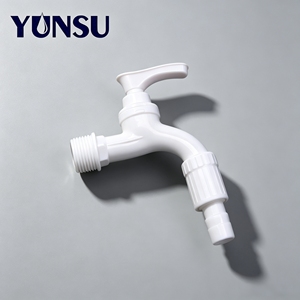 ราคาโรงงานโดยตรง ก๊อกน้ำพลาสติกติดผนัง DN20 3/4" ติดตั้งง่ายทันสมัย ก๊อกน้ำห้องน้ำ - Product Image 2