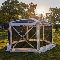 Nouvelle Arrivée Tente de Camping en Tissu Oxford Pliage Rapide Ventilée Respirante Portable pour Aventures en Plein Air Équipement