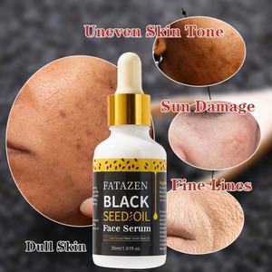 FATAZEN Natural Orgánico Cuidado DE LA PIEL Esencia reparadora Productos de belleza Aumento DE LA PIEL Hidratante Aceite De Semilla Negra Suero facial - Product Image 4